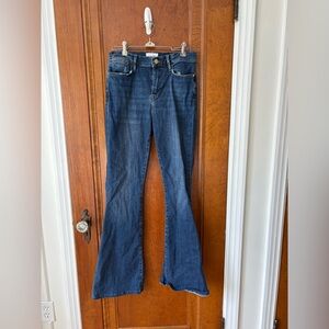 Frame Denim Dark Blue Flare Jeans